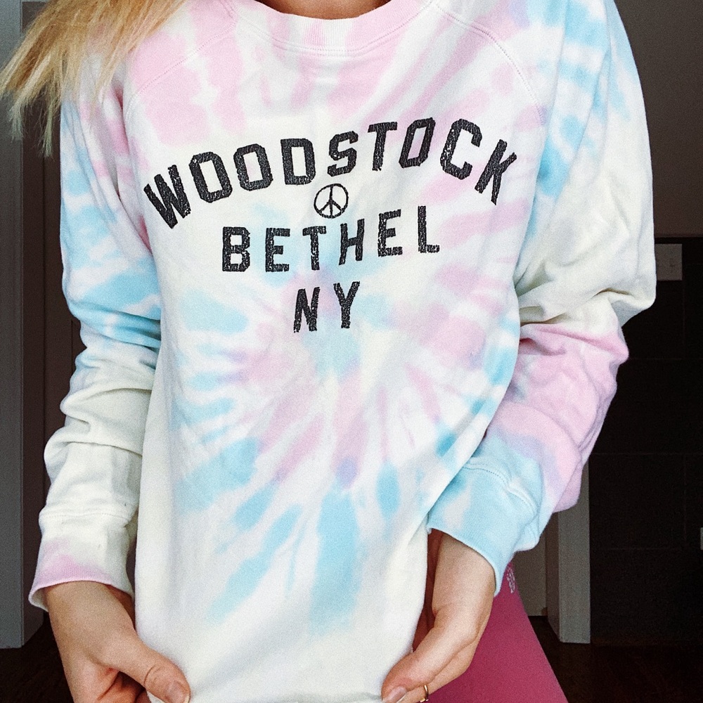 Free people Woodstock tie dye hoodie